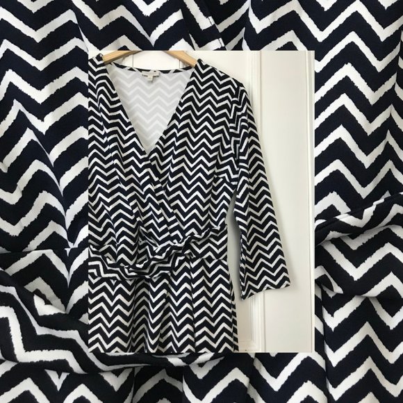 Talbots Chevron Dress - Picture 3 of 5